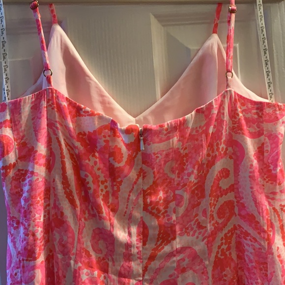 Lilly Pulitzer Kyla Slip Dress Mini Romper in Pink Pout Size 0 - Picture 11 of 12